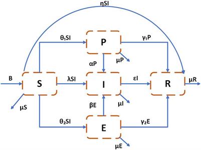 Communication dynamics of congestion warning information considering the attitudes of travelers